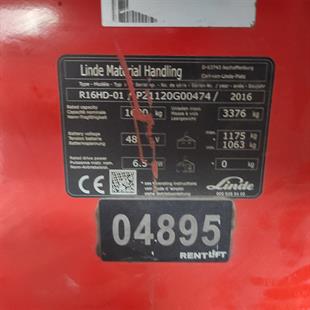 LINDE R16HD-1120  Reach Truck (F1.4895)