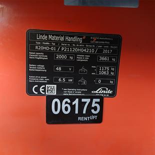 LINDE R20HD-1120  Reach Truck (F1.6175)