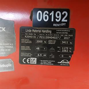 LINDE R20HD-1120  Reach Truck (F1.6192)