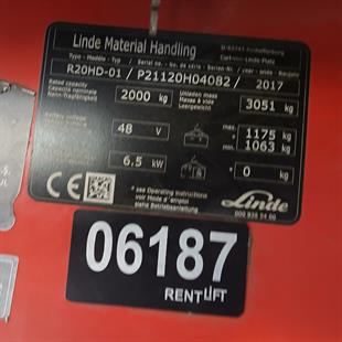 LINDE R20HD-1120  Reach Truck (F1.6187)