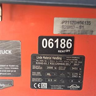 LINDE R20HD-1120  Reach Truck (F1.6186)