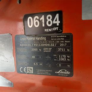 LINDE R20HD-1120  Reach Truck (F1.6184) [UT]