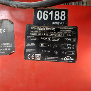 LINDE R20HD-1120  Reach Truck (F1.6188)