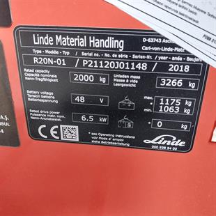 LINDE R20N-1120  Reach Truck (F1.6403) [OPS]