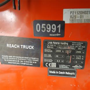 LINDE R25  Reach Truck (F1.5991) [OPS]