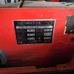 LINDE T30-131  Elektrikli Transpalet (F1.6694)