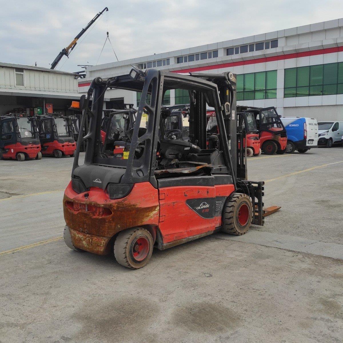 2016 Model LINDE E35L-387 Elektrikli Forklift (F1.5346) 