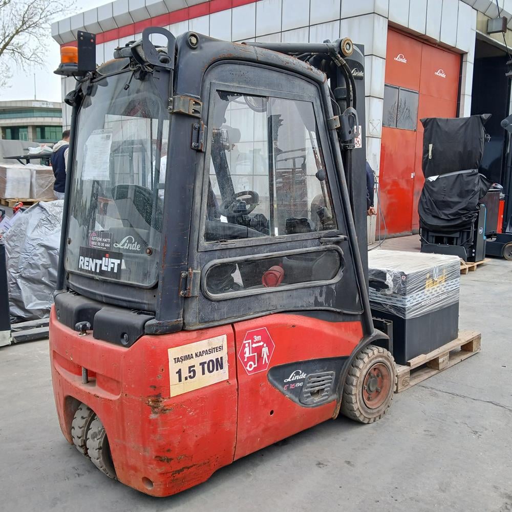 LINDE E16C-386-02 Elektrikli Forklift (F1.7850)