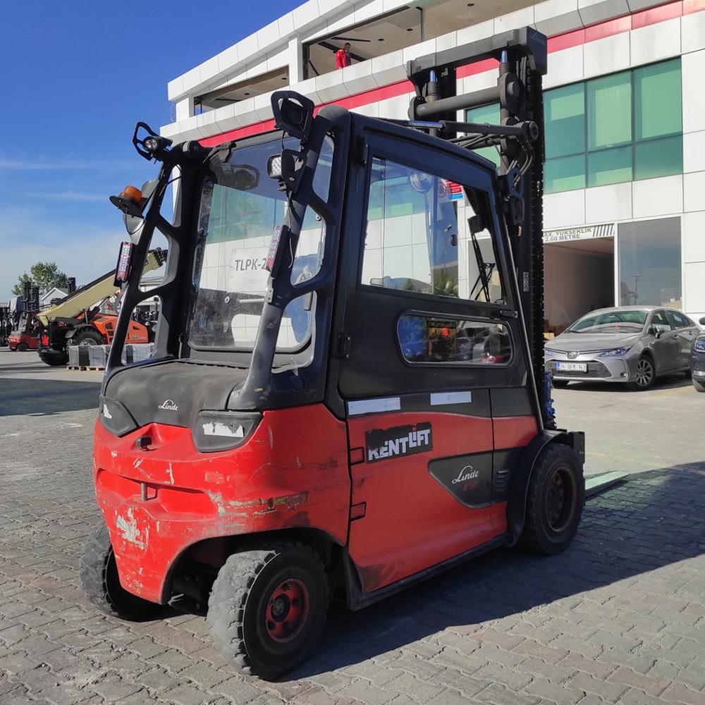 LINDE E35L-387 Elektrikli Forklift 2017 Model (F1.6069)