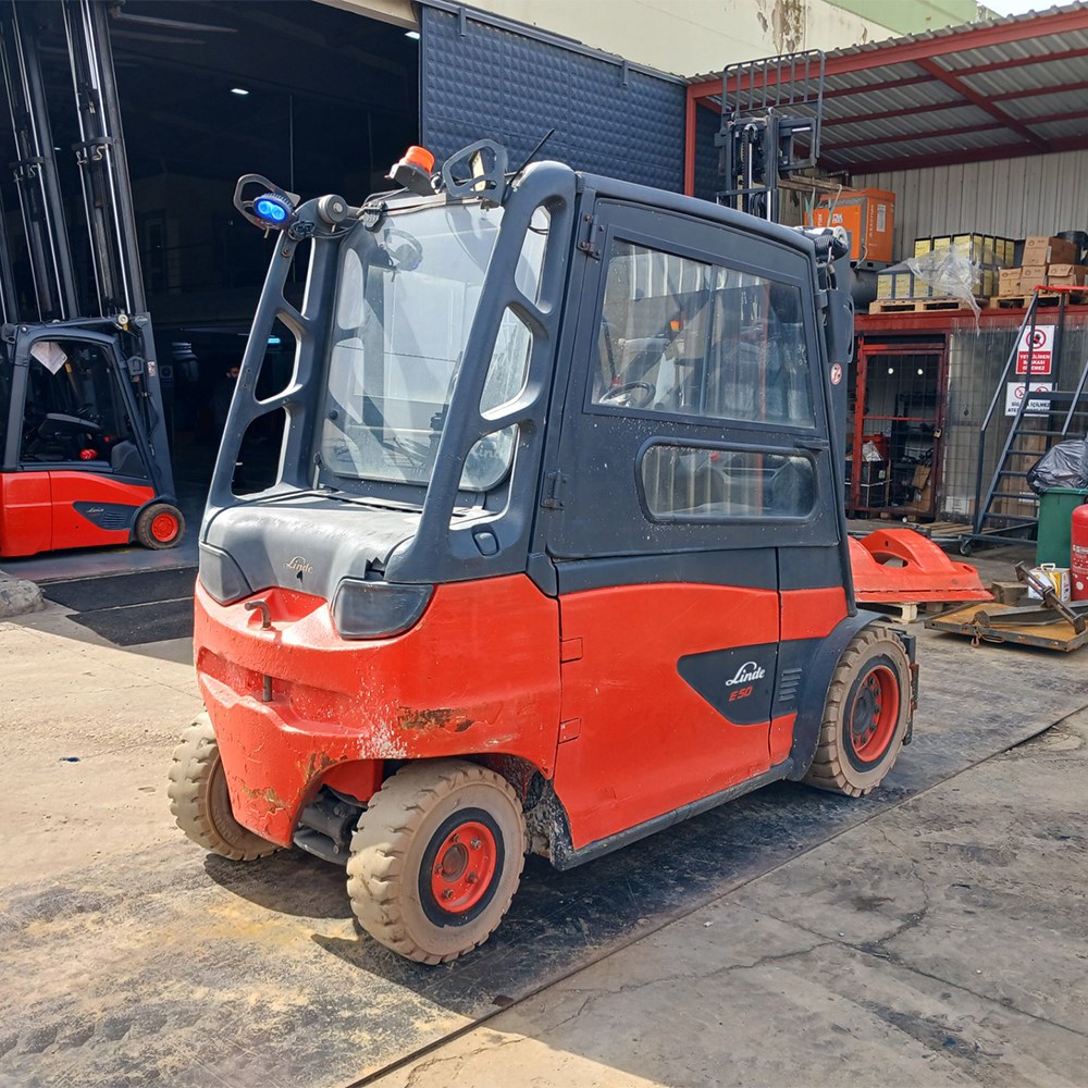 LINDE E50L-388 Elektrikli Forklift (F1.3672) [OPS]