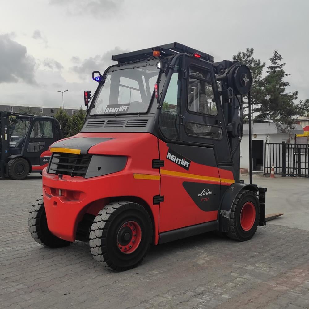 LINDE E70-1279 Elektrikli Forklift 2018 Model (F1.6354)