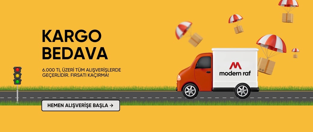 6.000 TL ve Üzeri Alışverişlerde KARGO BİZDEN!