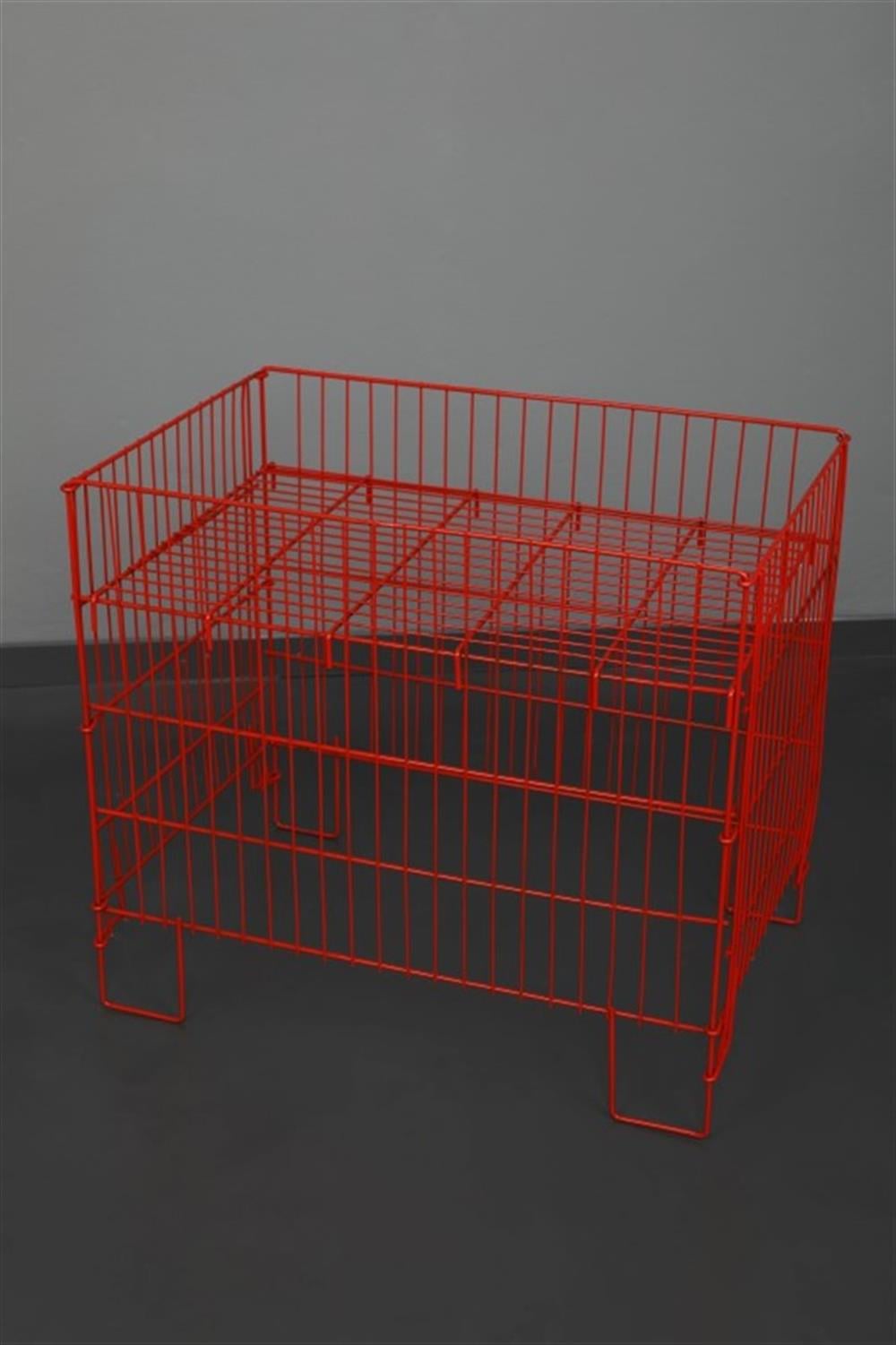 53*80 Katlanır Kırmızı Sepet 