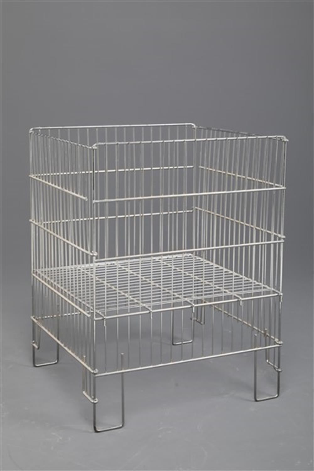 55*55 Katlanır Krom Sepet