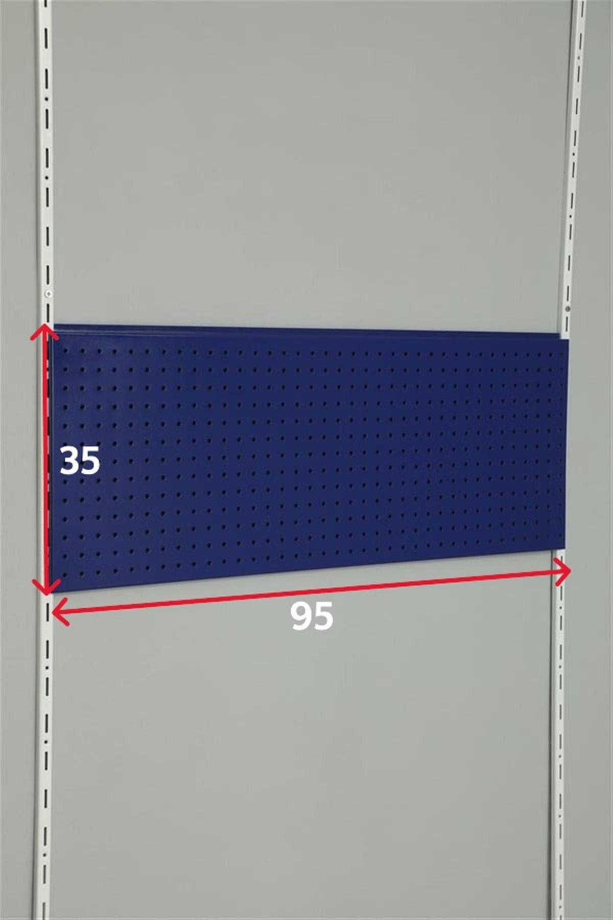 Delikli Fon Panel Mavi