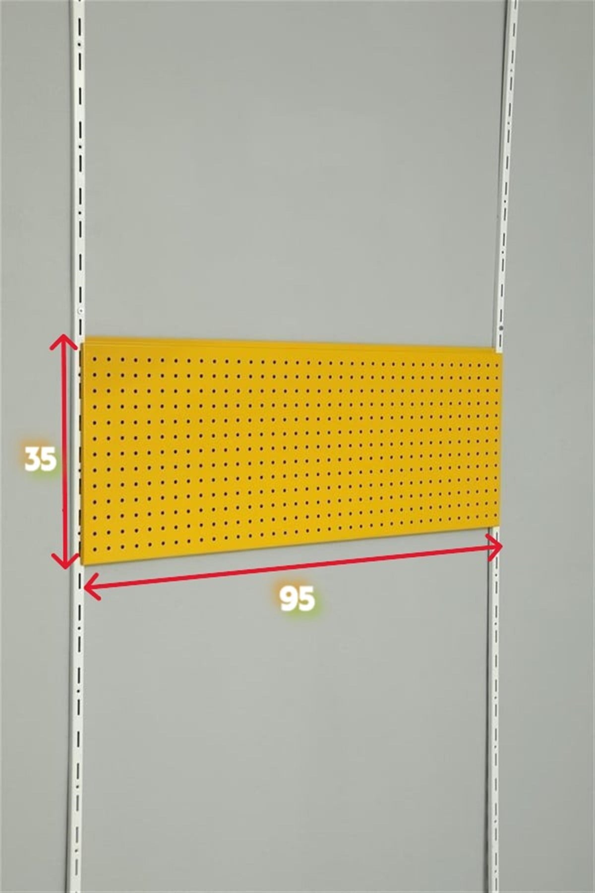 Delikli Fon Panel Sarı