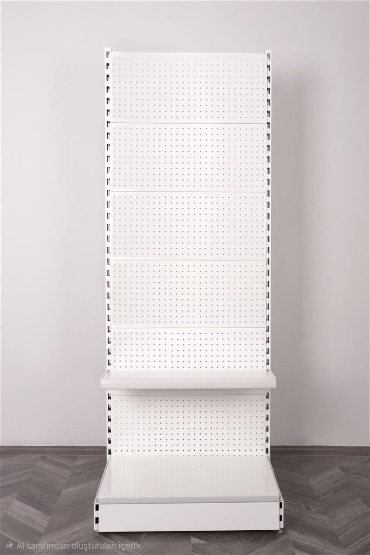 Delikli Panel Raflı Stand