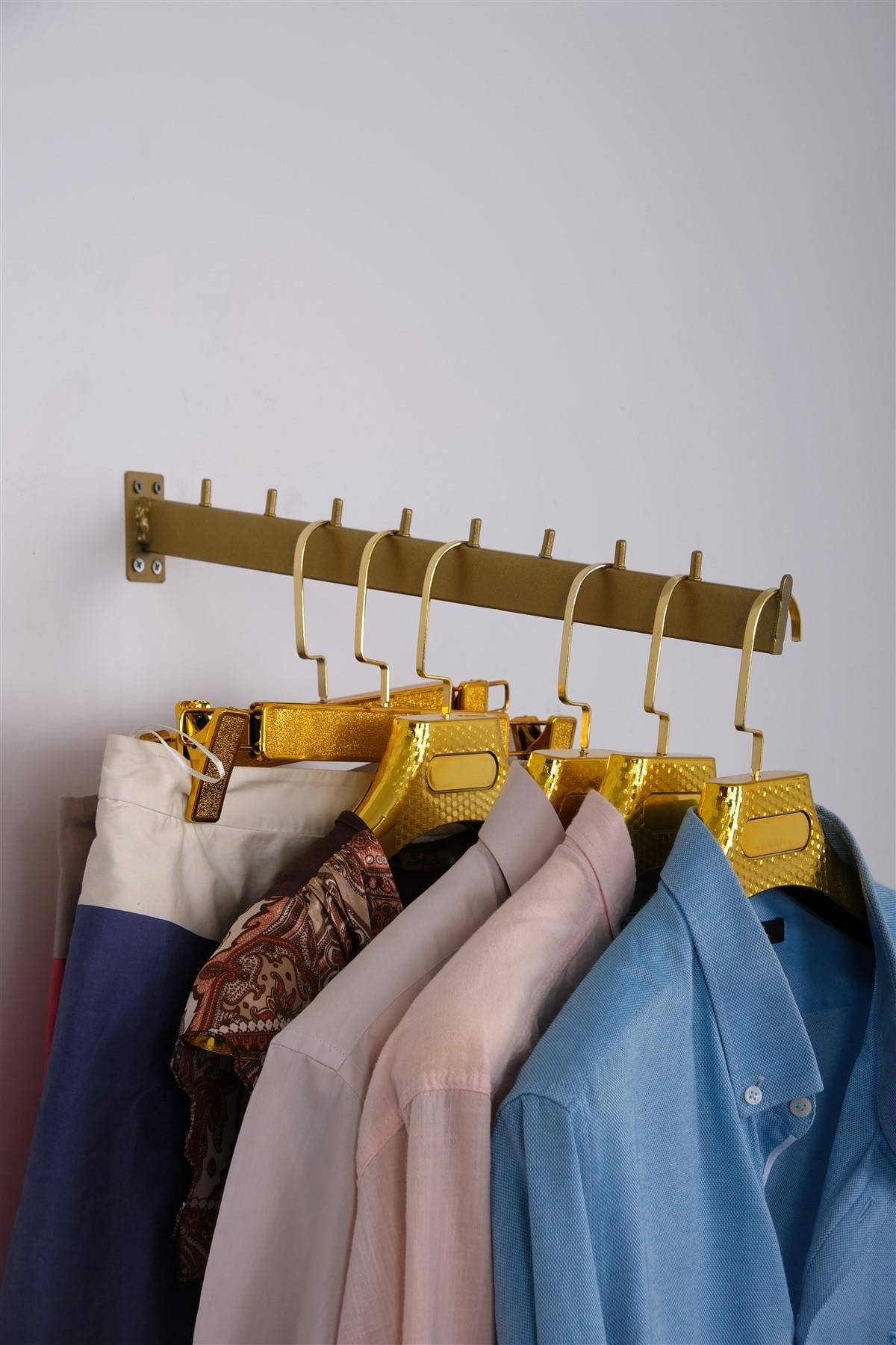 Duvara Monte Eğri Gold Baston