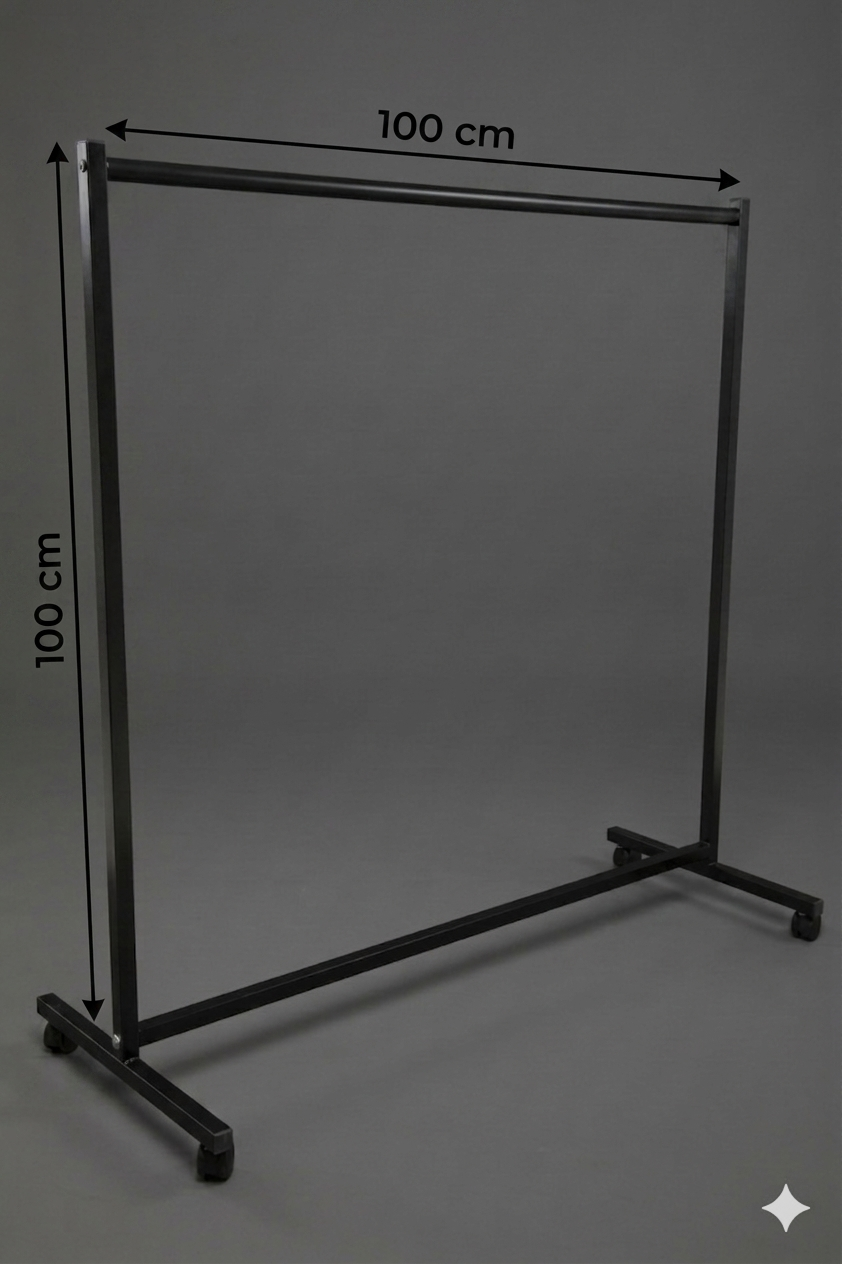 Sabit Askılık 100 Cm Boyalı Stand