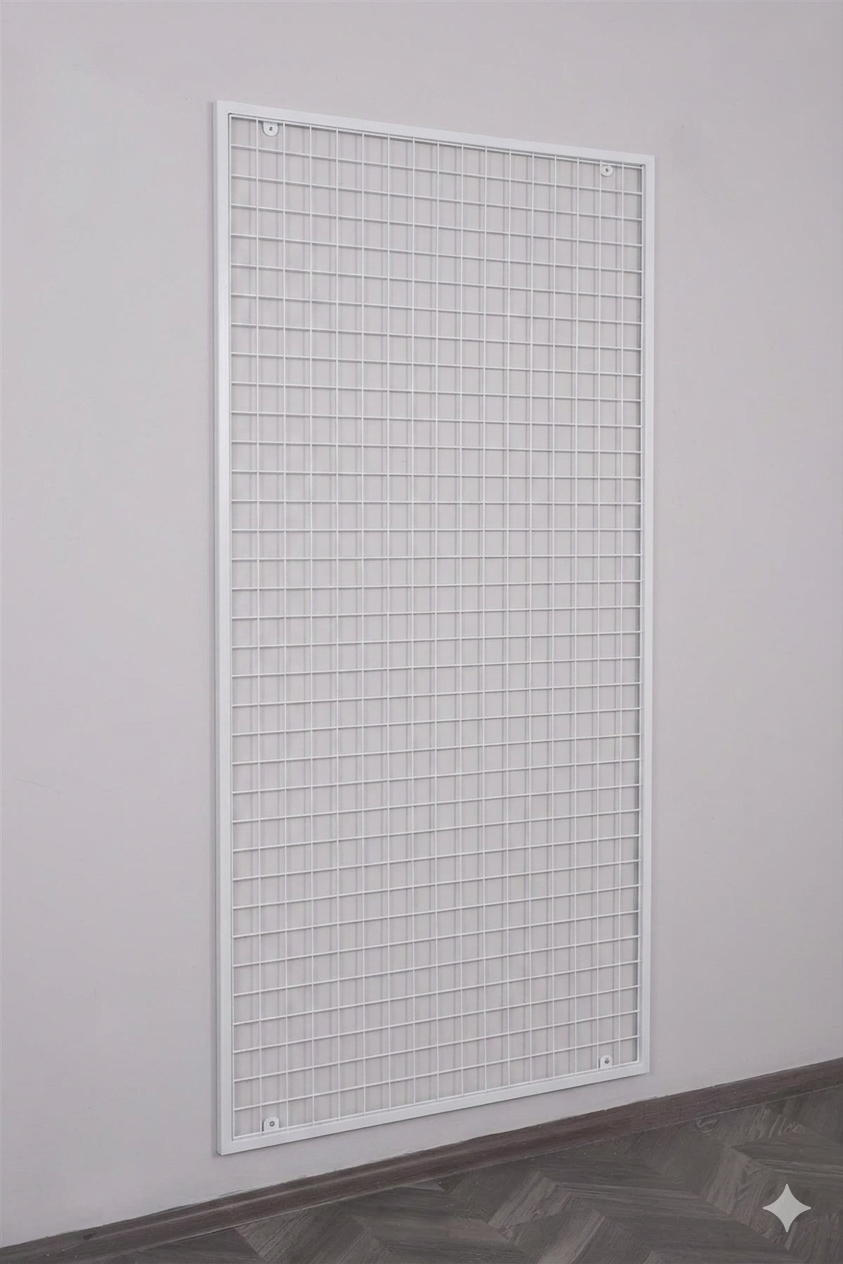 Sık Telli Tel Raf 100*200 Beyaz