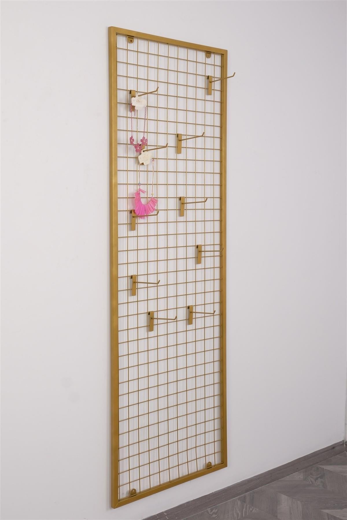 Sık Telli Tel Raf Gold Boyalı