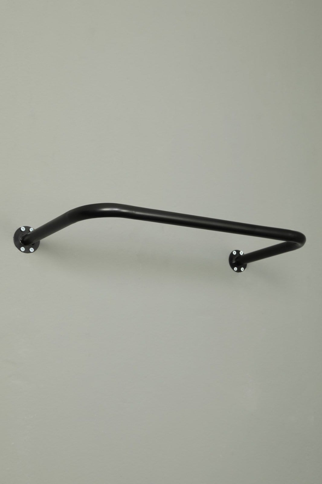 Yuvarlak Borudan Duvara Monte U Askı 60 cm Siyah 