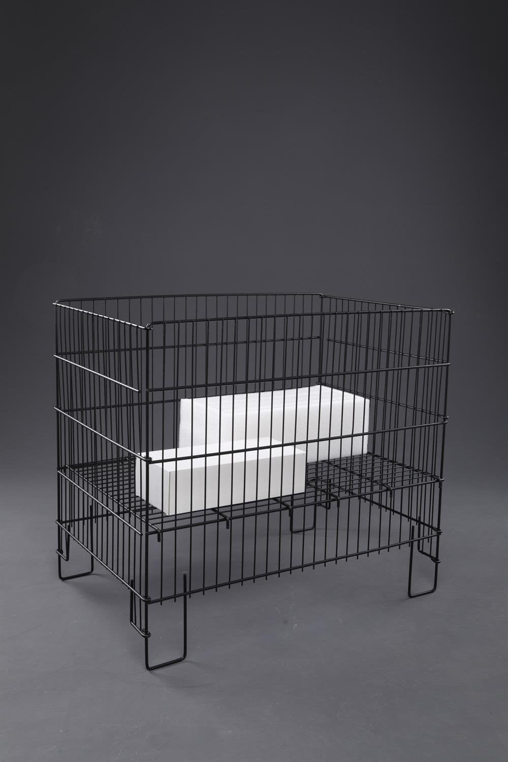 53*80 Katlanır Siyah Sepet