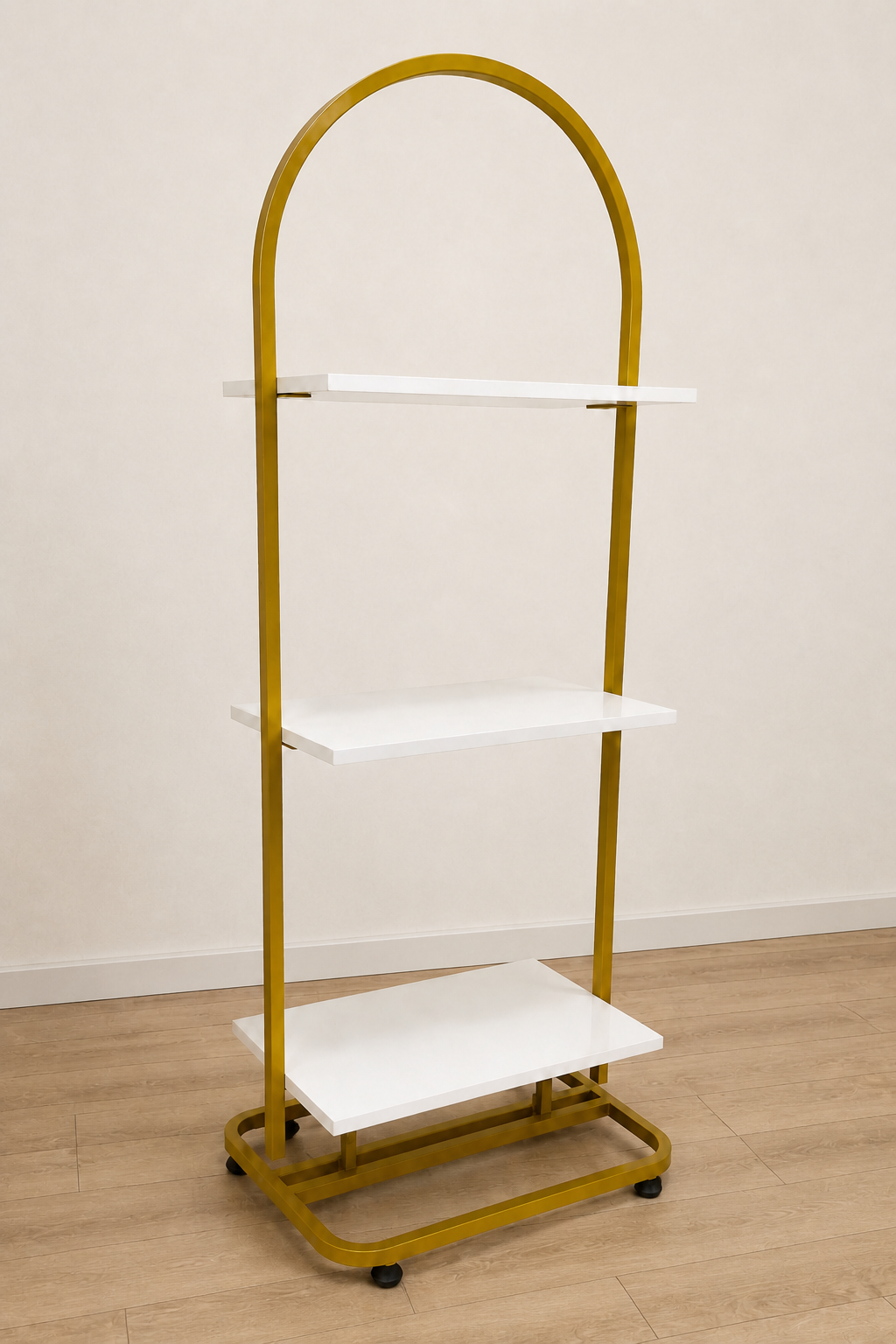 Ay Stand Raflı Gold Renk