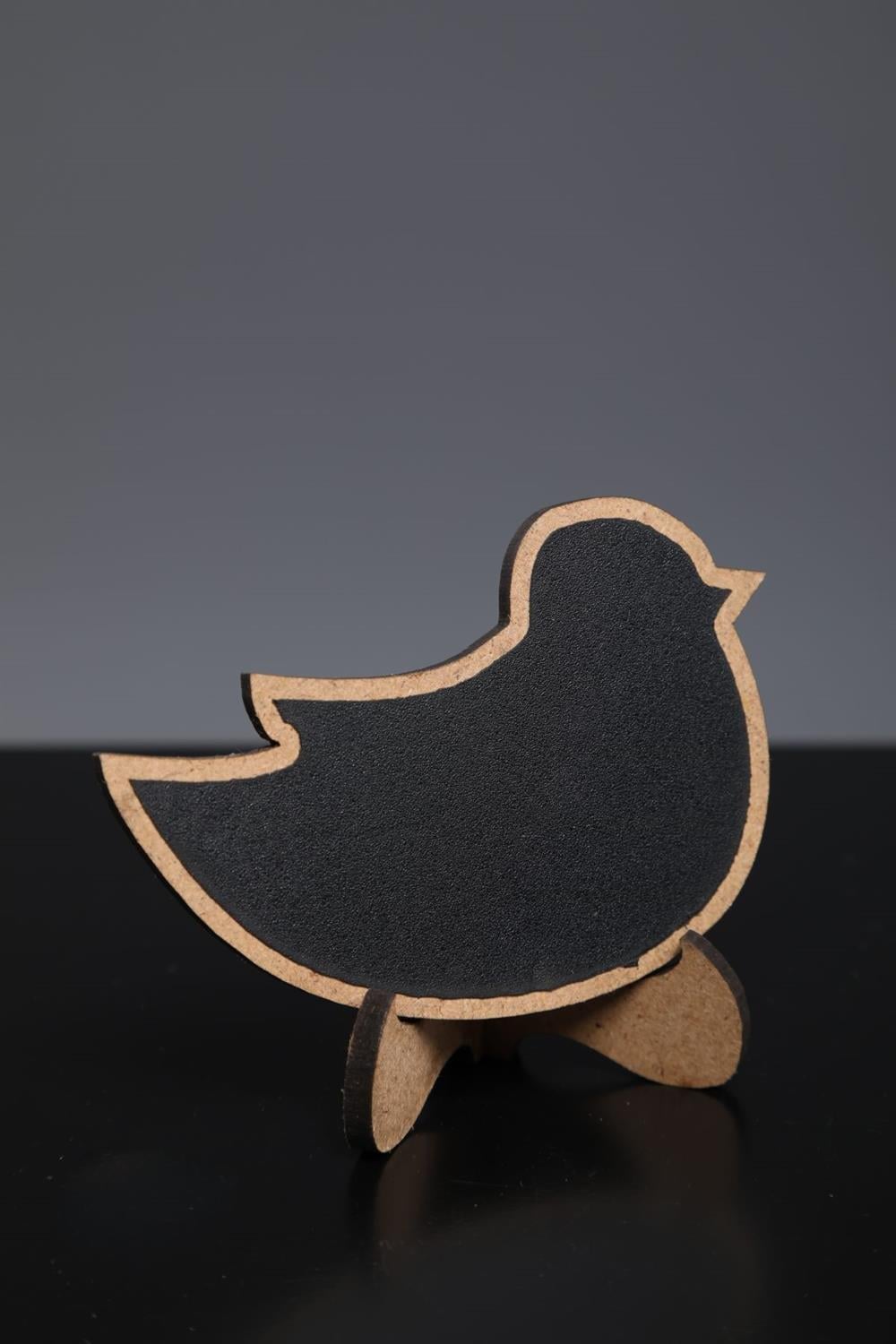 Civciv Figürlü Kara Tahta Etiketlik