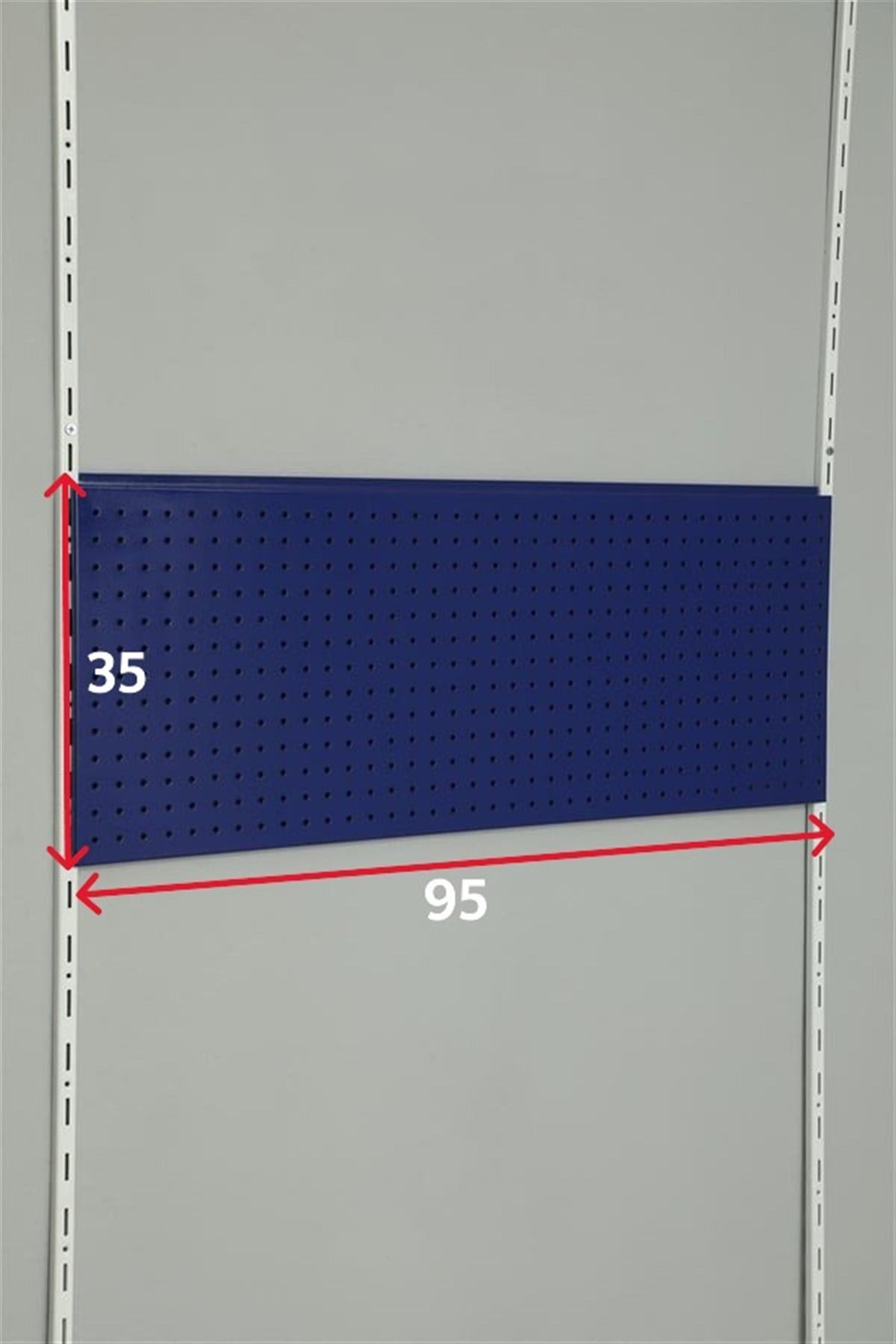 Delikli Fon Panel Mavi