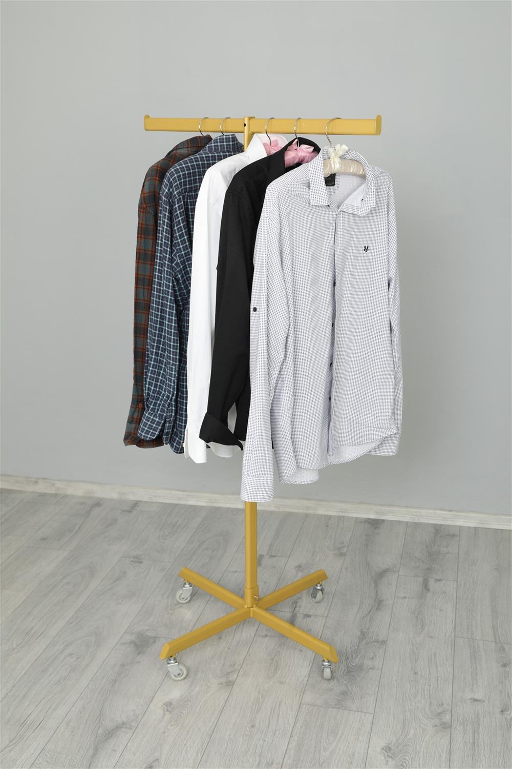 Gold Boyalı Çift Taraflı Düz Askılık