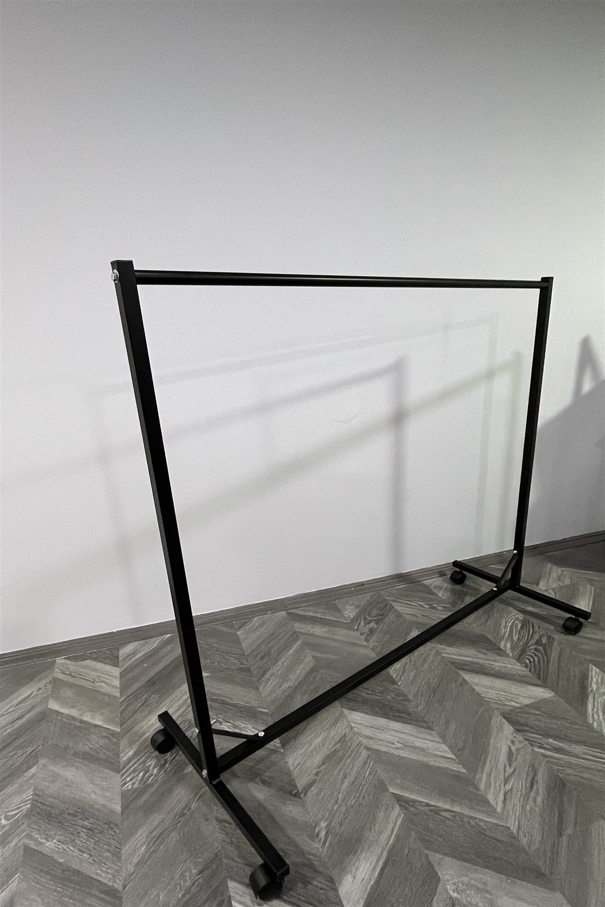 Sabit Askılık 120 CM Siyah Stand
