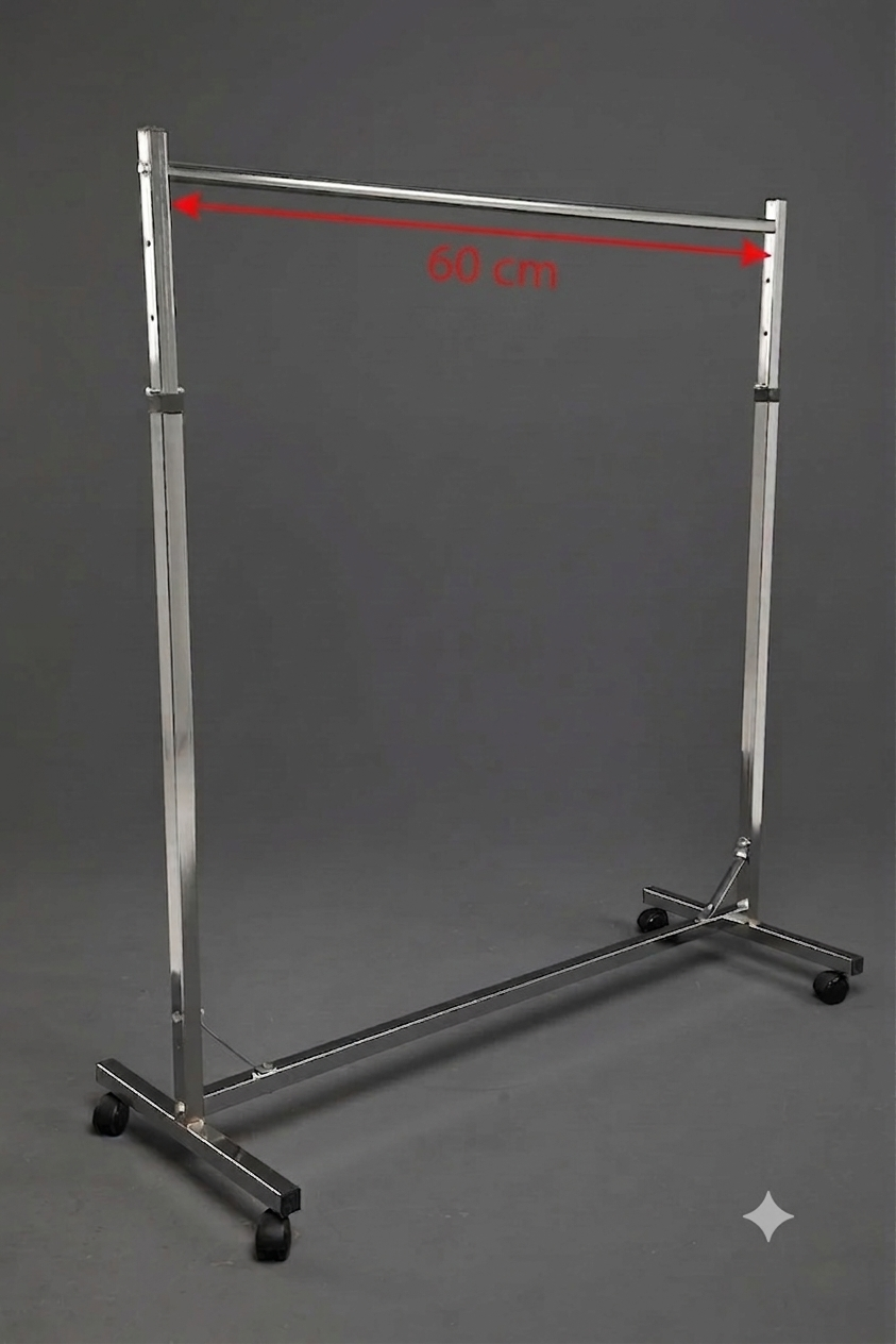Tekli Ayarlı Krom Ekonomik 60 cm
