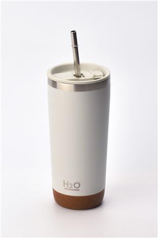 Termos Pipetli Kupa * Gri 590 ML.