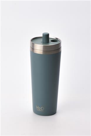 Termos Pipetli Kupa * Yesil 660 ML.