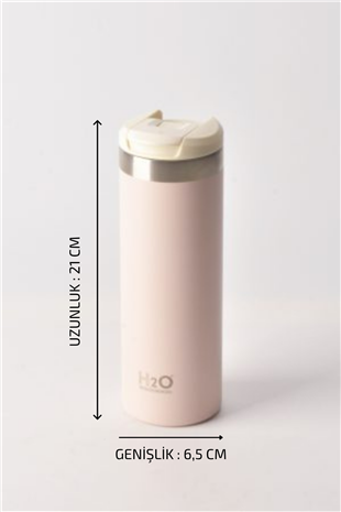 H2O Termos Kupa 480 ml – Pembe
