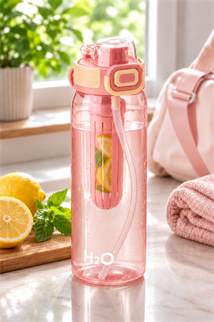 H2O İç Hazneli Tritan Matara 750 ml