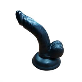 13 cm Belden Bağlamalı Realistik Zenci Dildo Penis