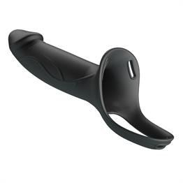 16,8 cm Belden Bağlamalı İçi Boş 4,2 cm Dolgulu Strapon Penis - Landon