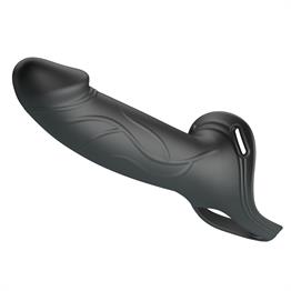 16,8 cm Belden Bağlamalı İçi Boş 4,2 cm Dolgulu Strapon Penis - Landon