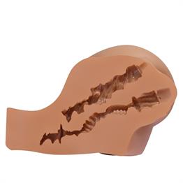 2 İşlevli Titreşimli Suni Vajinal ve Anal Masturbatör - Kylie