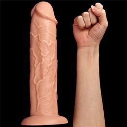 28 cm Gerçekçi Testissiz Kalın Dildo Penis