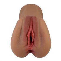 3 Boyutlu Gerçekçi Anal & Vajinal Masturbatör - Caroline