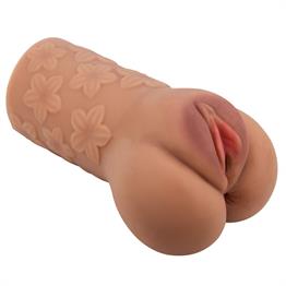 3 Boyutlu Gerçekçi Anal & Vajinal Masturbatör Melez - Scarlet