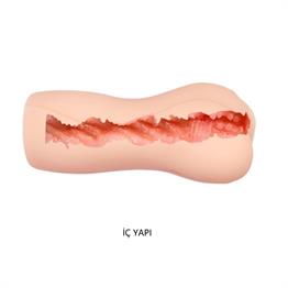 3 Boyutlu Suni Vajina Mastürbatör - Bella
