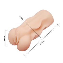 3 Boyutlu Suni Vajina Mastürbatör - Sahha