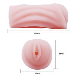 3 Boyutlu Titreşimli Suni Vajina Mastürbatör 3lü Set - United Angels