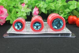 3 Parçalı Mücevherli Anal Plug Seti