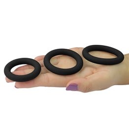 3lü Silikon Penis Halkası
