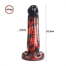 Belden Bağlamalı 21,5 cm Gerçekçi Kalın Dildo Penis - Monster43